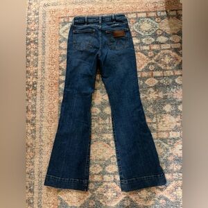 Wrangler Dark Blue Flare Jeans